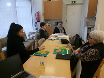 Turussa suunnittelemassa Joka mummi j suunnittelemassa vaari nettiin kurssia
