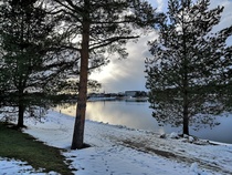 Lumi oli peittänyt Kajaanin viikonloppuna, vaikka toukokuussa jo oltiinkin