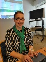 Akun ottama kuva kouluttaja-äidistään:-)